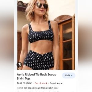 Aerie Ribbed Bathing Suit Top